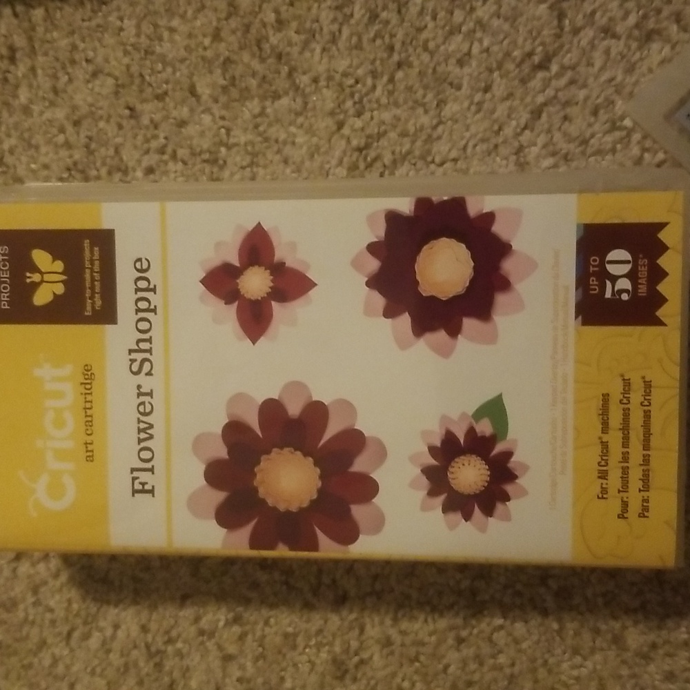 Cricut Cartridge Flower Shoppe.